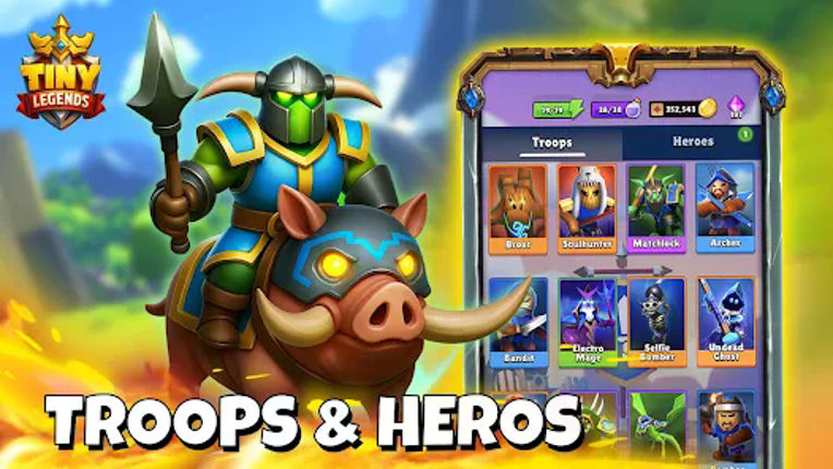 Tiny Legends Idle War RPG Game screenshot