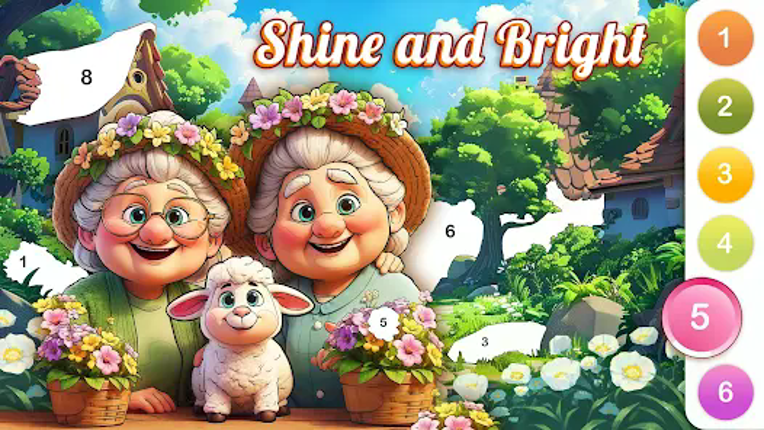 Silver Color: Color by number screenshot