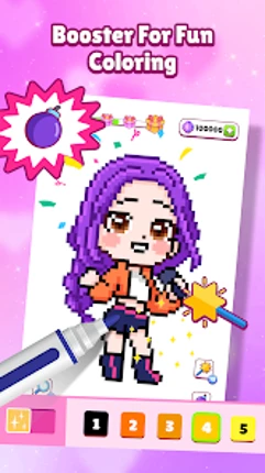 Pixel Number: DIY Coloring Fun Image