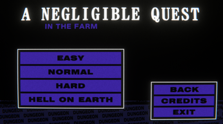 A negligible quest Image