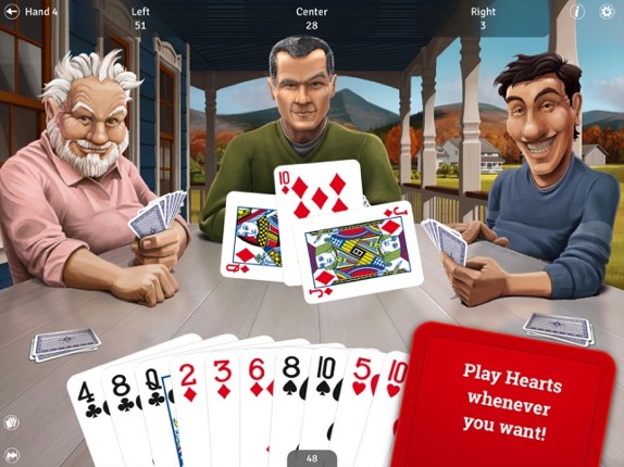Hearts LITE - Card Game screenshot
