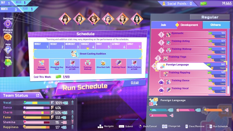 K-pop Idol Stories: Road to Debut screenshot