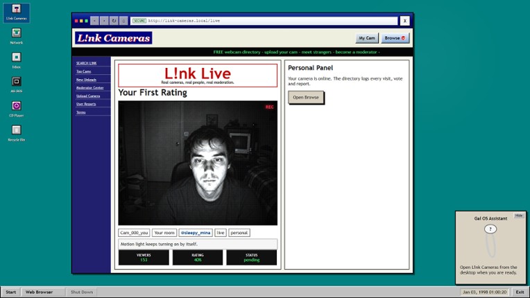 Link Cameras screenshot