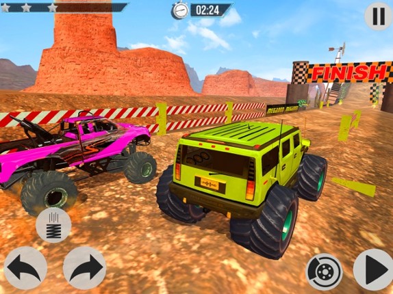 Monster Truck Ramp Jump Image