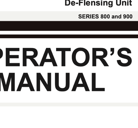 Operator's Manual for the Handheld Bronson Articulated De-Flensing Unit:  A Game Image