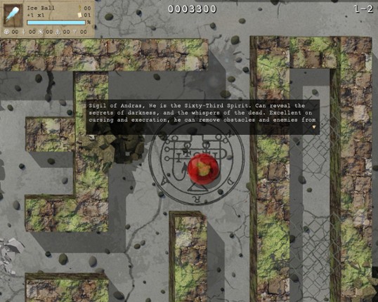 Spheres of Evil v0.7 (Demo) - Top-down action/RPG/puzzle/casual maze game screenshot