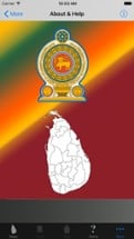 Sri Lanka District Maps and Capitals Image