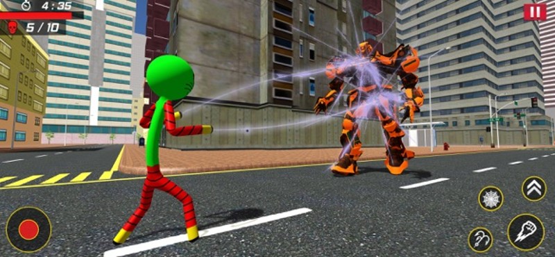 Stickman Super Rope Hero Games screenshot