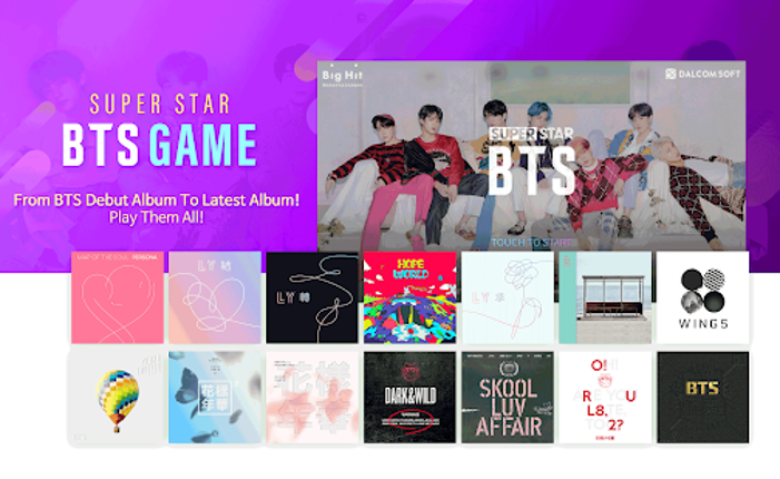 SuperStar BTS screenshot