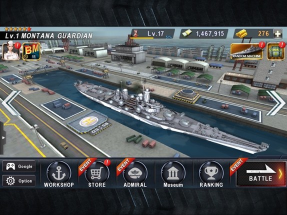 WARSHIP BATTLE:3D World War II screenshot