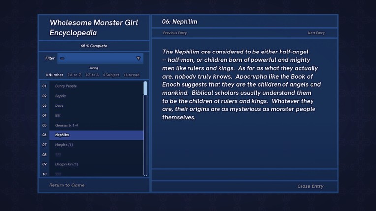 Wholesome Monster Girl Academia screenshot