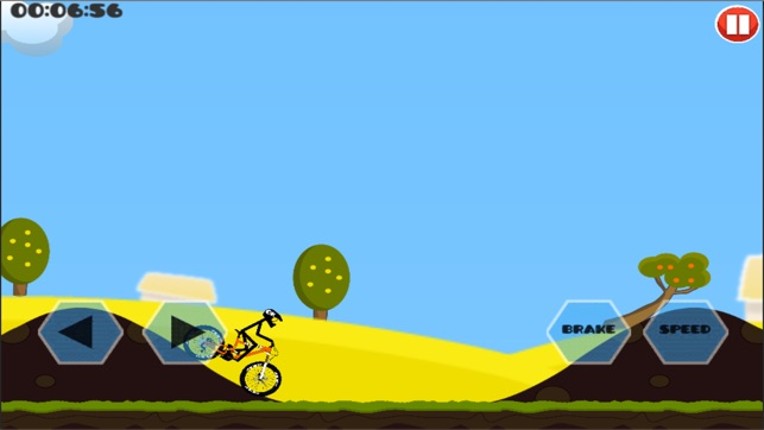 Crazy Stickman Mountain Bike Race Downhill screenshot