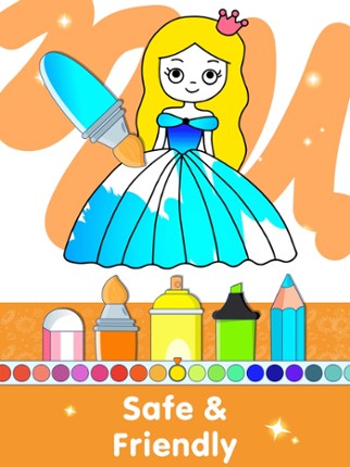 Drawing App Kids Coloring Book screenshot