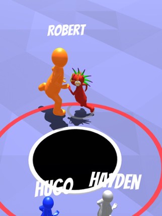 Fun Race Color Hole Party 3D screenshot