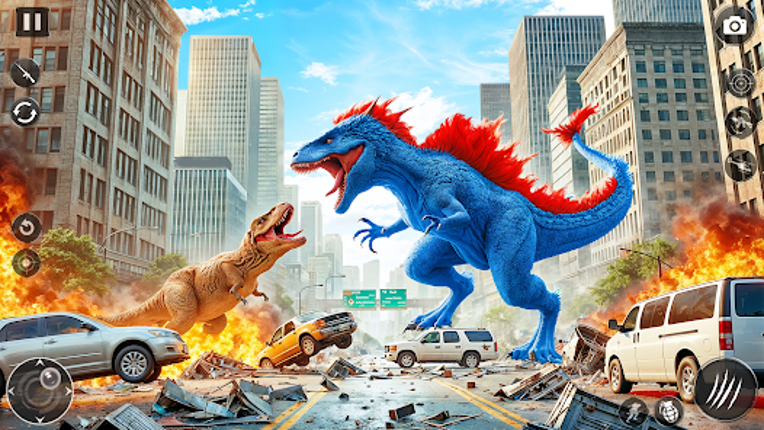Angry Dinosaur City Attack screenshot