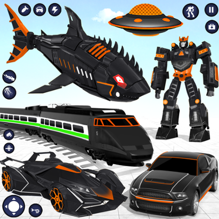 Shark Robot Car Transform Game Image