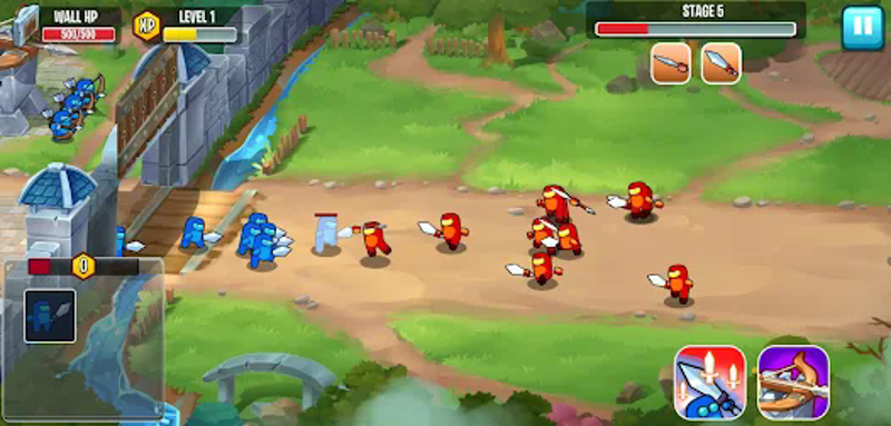 Warriors Defend: Castle Defend screenshot