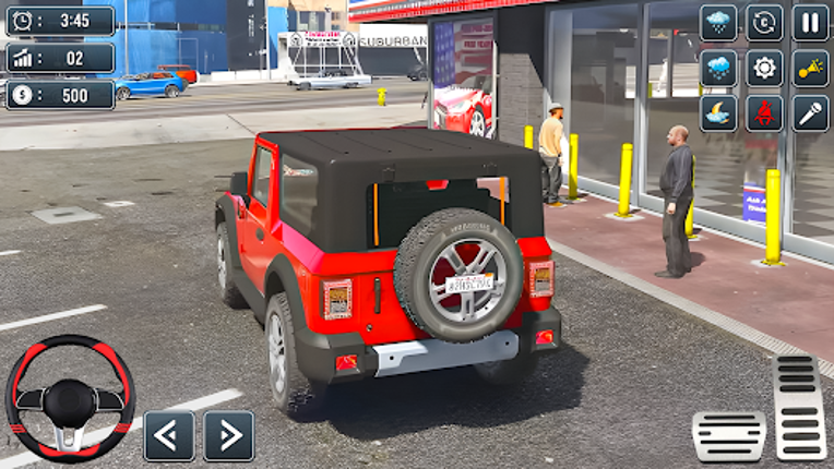 Indian Offroad Jeep Driving Image