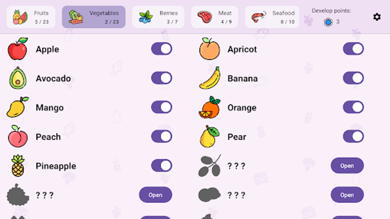 Foody: Edible & Inedible screenshot
