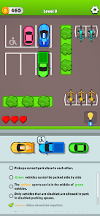 Parking Lot - Logic Puzzle screenshot