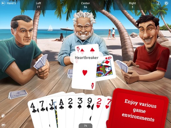Hearts LITE - Card Game screenshot