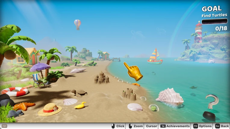 Hidden Turtle Puzzle screenshot