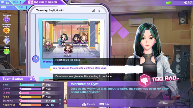 K-pop Idol Stories: Road to Debut screenshot