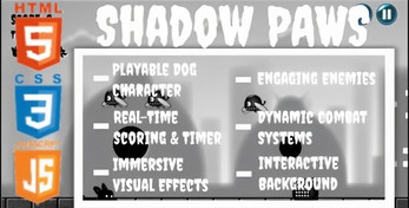 Shadow Paws - An Epic Adventure in a World of Shadows screenshot