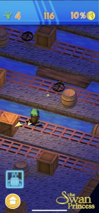 Swan Princess Gator Escape Image