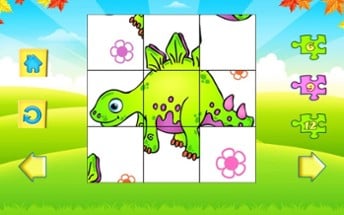 123 Kids Fun PUZZLE Green Image