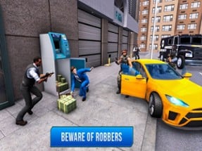 Bank ATM Cash Security Van Image