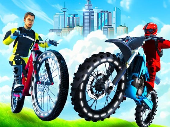 City Bike Racing Champion Game Cover