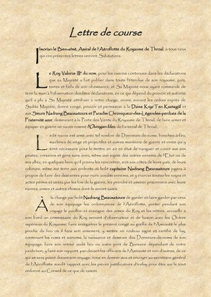 Faire une lettre de marque pour des pirates & corsaires screenshot