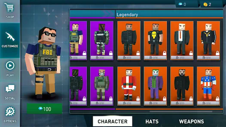 Pixel Danger Zone:Battleroyale screenshot