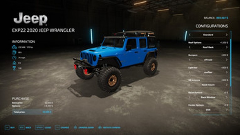 EXP22 2020 Jeep Wrangler screenshot