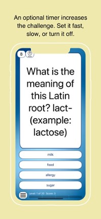 Greek and Latin Root Words screenshot