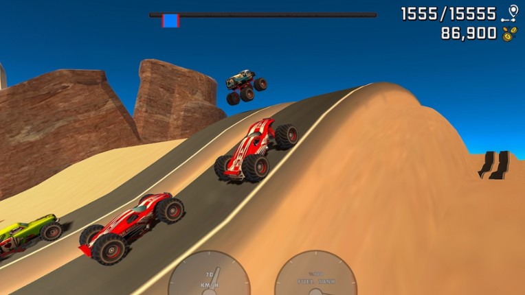 Monster Ramp Racing screenshot