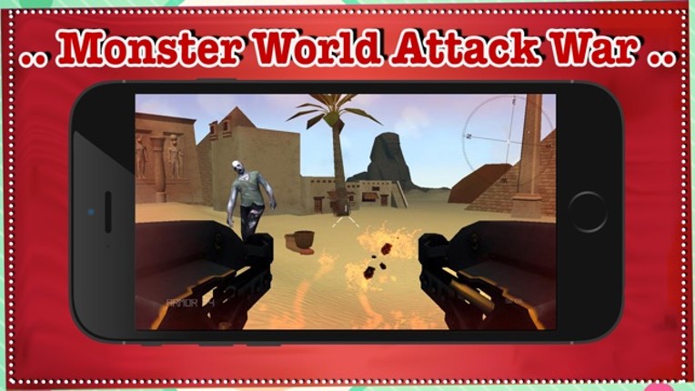 Monster World Attack War - free game first most fun for person screenshot