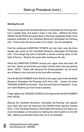 Operator's Manual for the Handheld Bronson Articulated De-Flensing Unit:  A Game screenshot