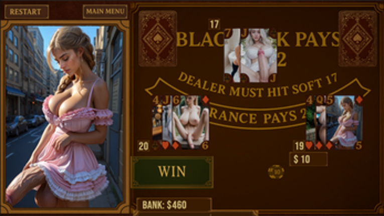 Realistic Futa Blackjack screenshot
