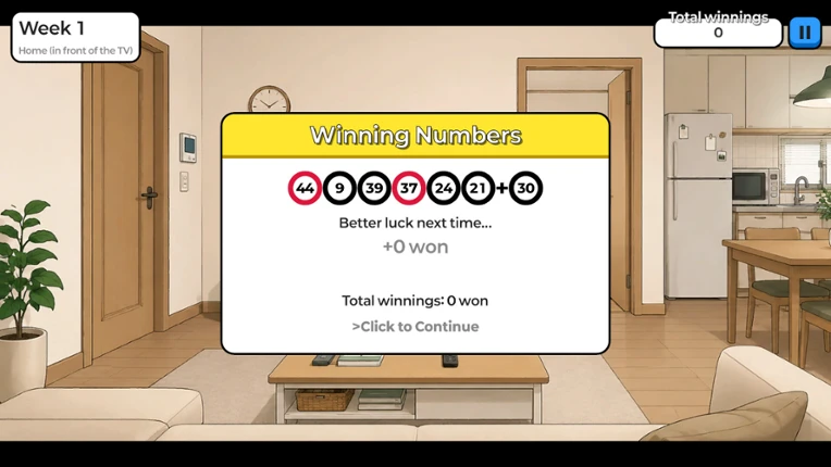 The Dream Of Winning The Lottery screenshot