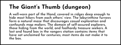 The Giant's Thumb Image