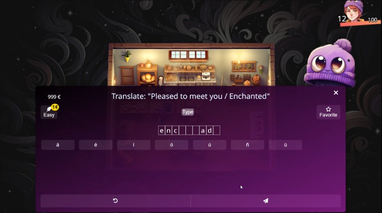 WonderLang Spanish screenshot
