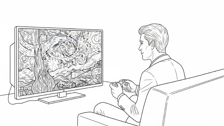 100 Cats Lost in Van Gogh’s Brushstrokes screenshot