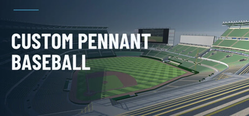 CUSTOM PENNANT BASEBALL Image