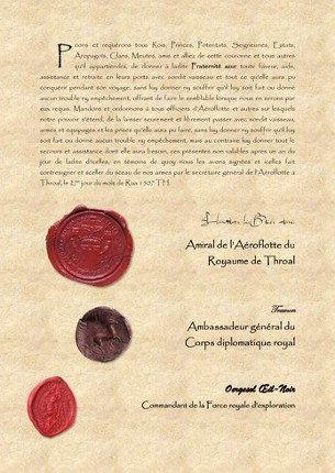 Faire une lettre de marque pour des pirates & corsaires screenshot