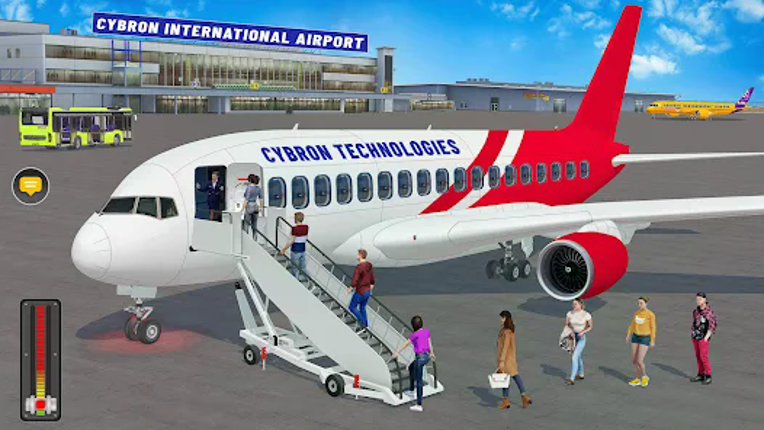 Airplane flight Simulator Game screenshot