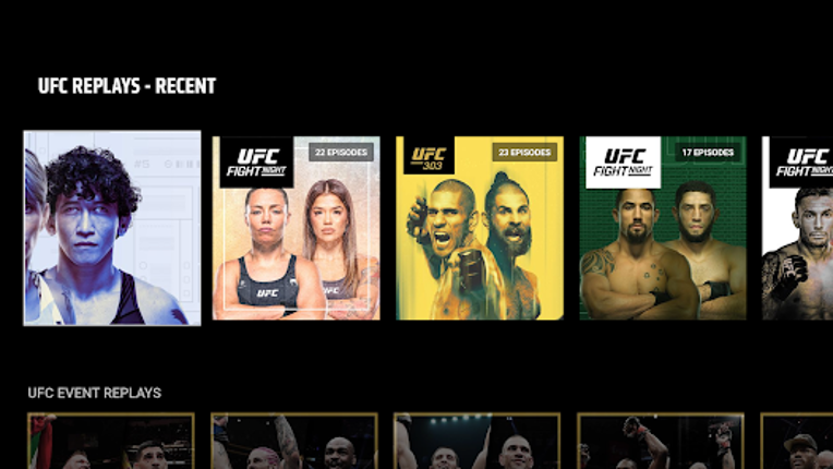 UFC screenshot