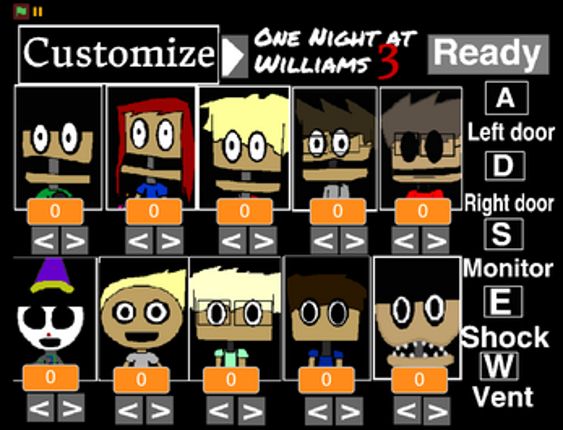 One Night at Williams 3 Custom Night Image