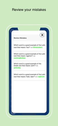 Greek and Latin Root Words screenshot